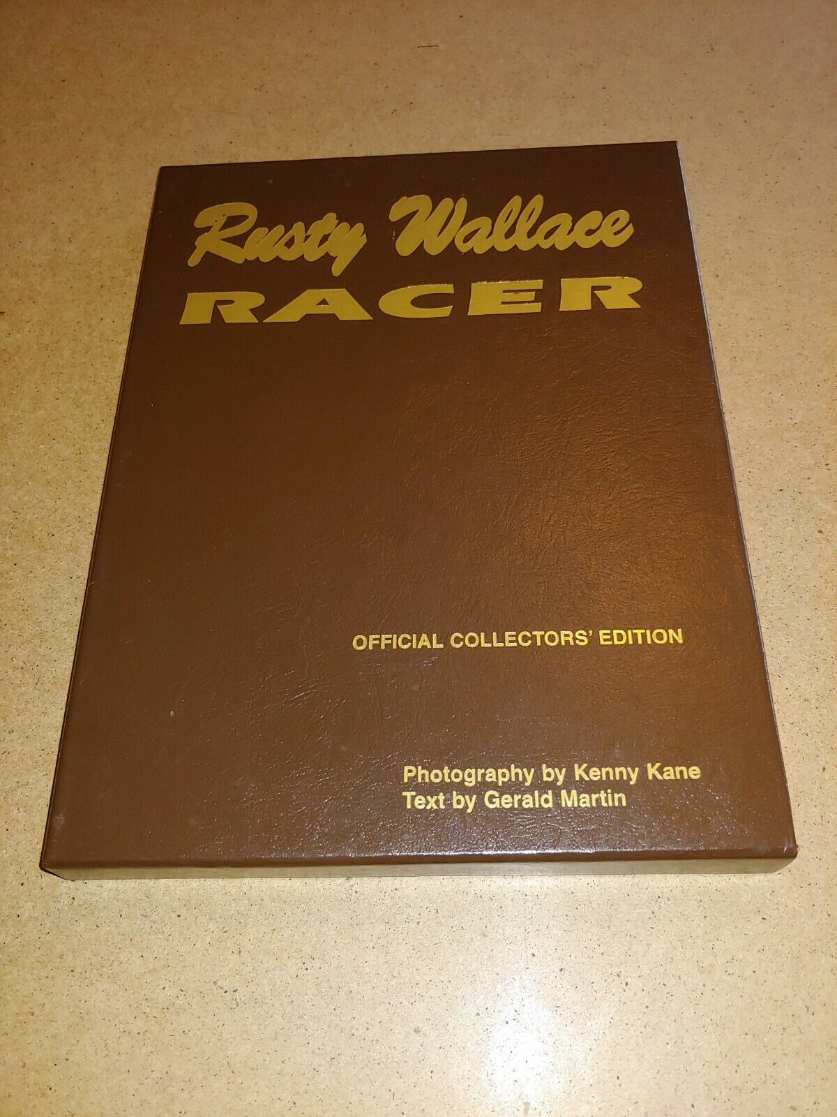 Nascar Rusty Wallace Racer Book Special Collector's Edition Rare For The Fan