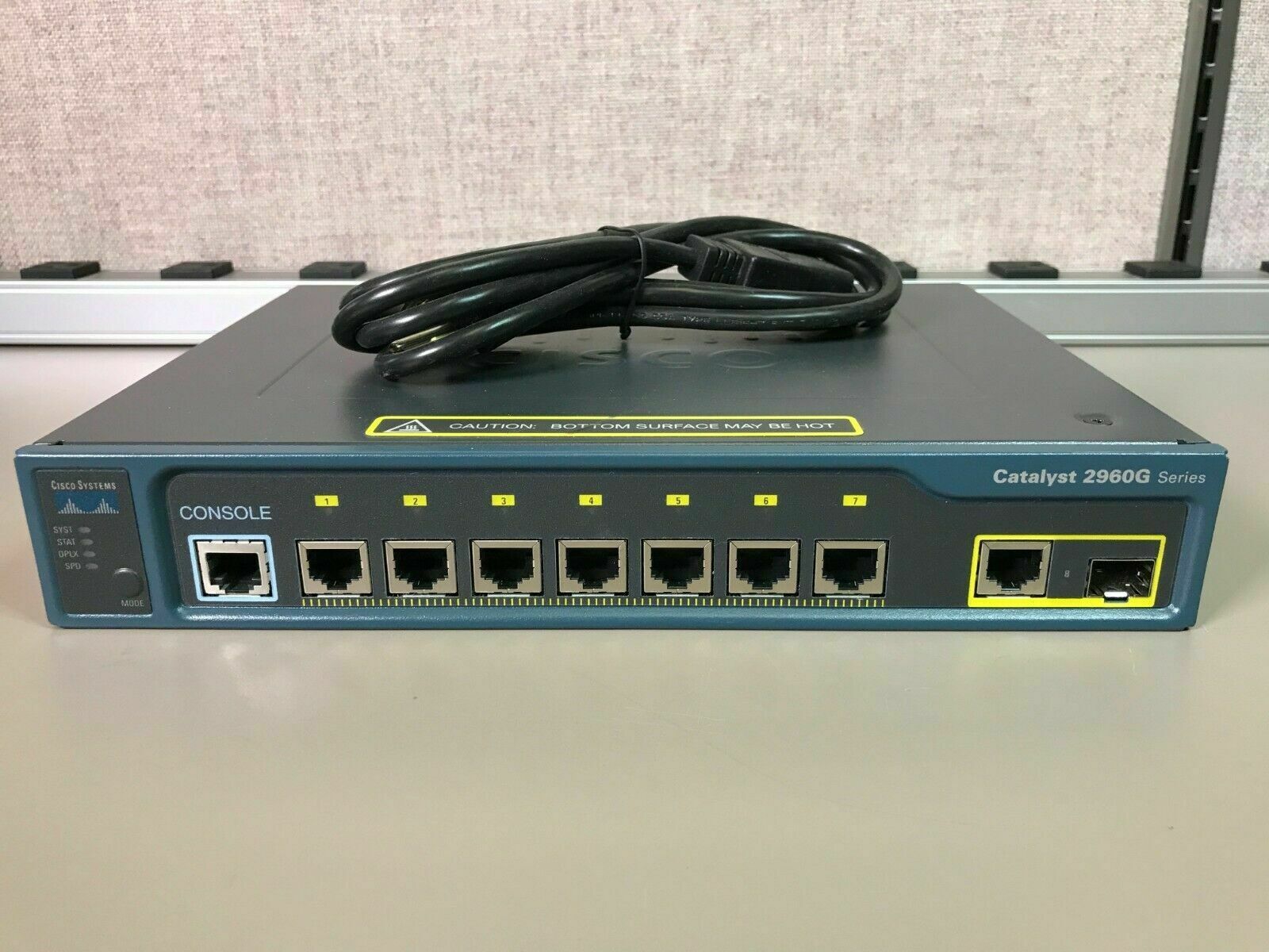 Cisco Ws-c2960g-8tc-l Gigabit Ethernet Switch 2960g *1-year Warranty Free Ship
