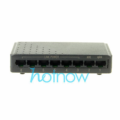 Dslrkit 8 Ports 6 Poe Switch Injector Power Over Ethernet Without Power Adapter