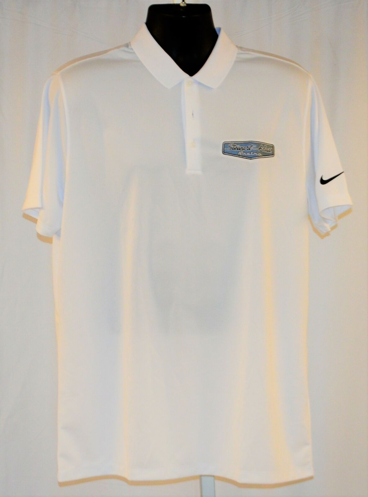 #8 Kevin Harvick Stewart-haas Nascar Team Issued Nike Polo Shirt. New Large