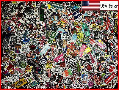 400 New Random Skateboard Stickers Bomb Laptop Luggage Decals Dope Sticker Lot