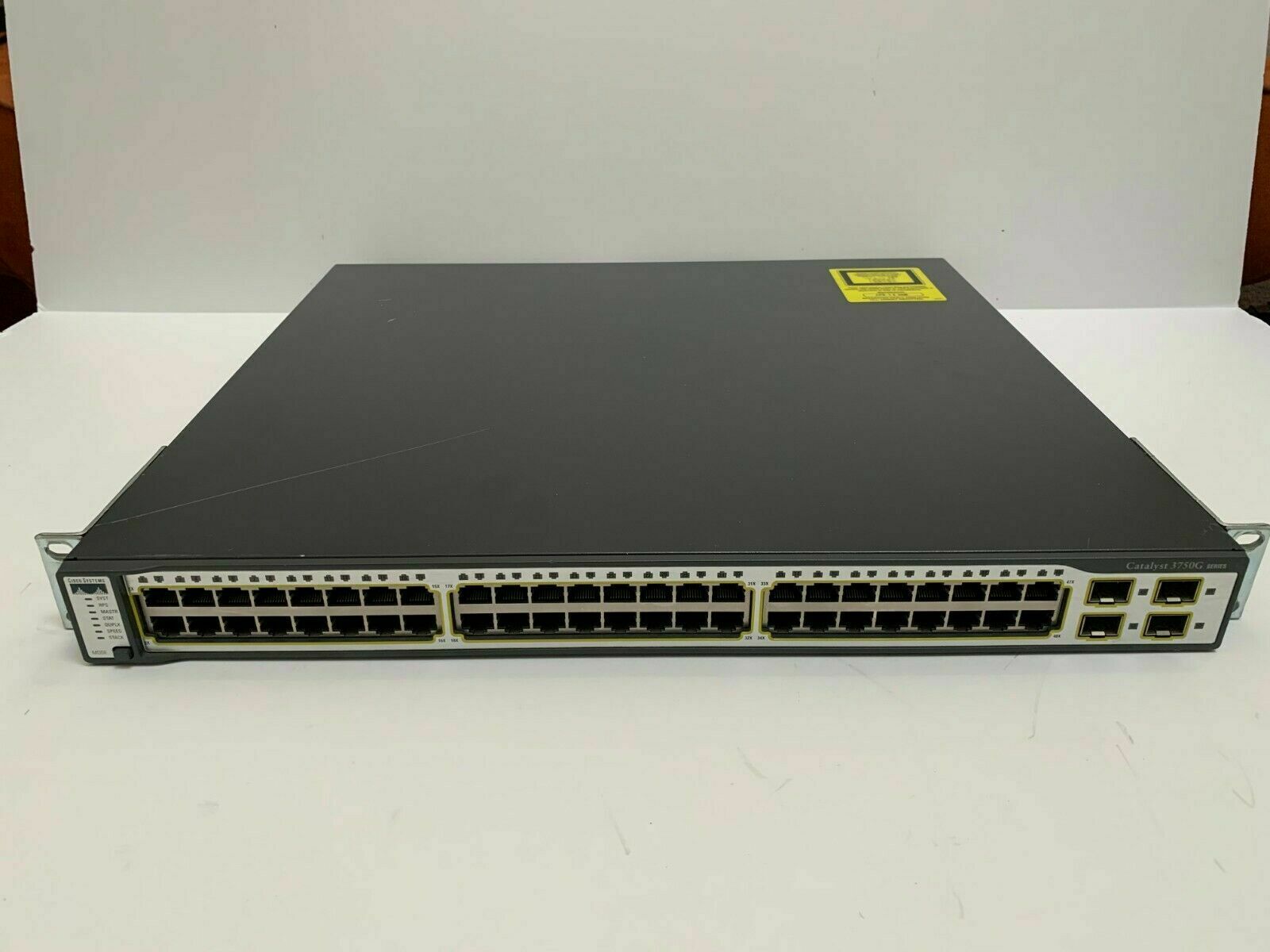 Cisco Ws-c3750g-48ts-s 48 Gigabit Ports Layer 3 Switch 3750g-48ts-e Ios 15.0 (2)