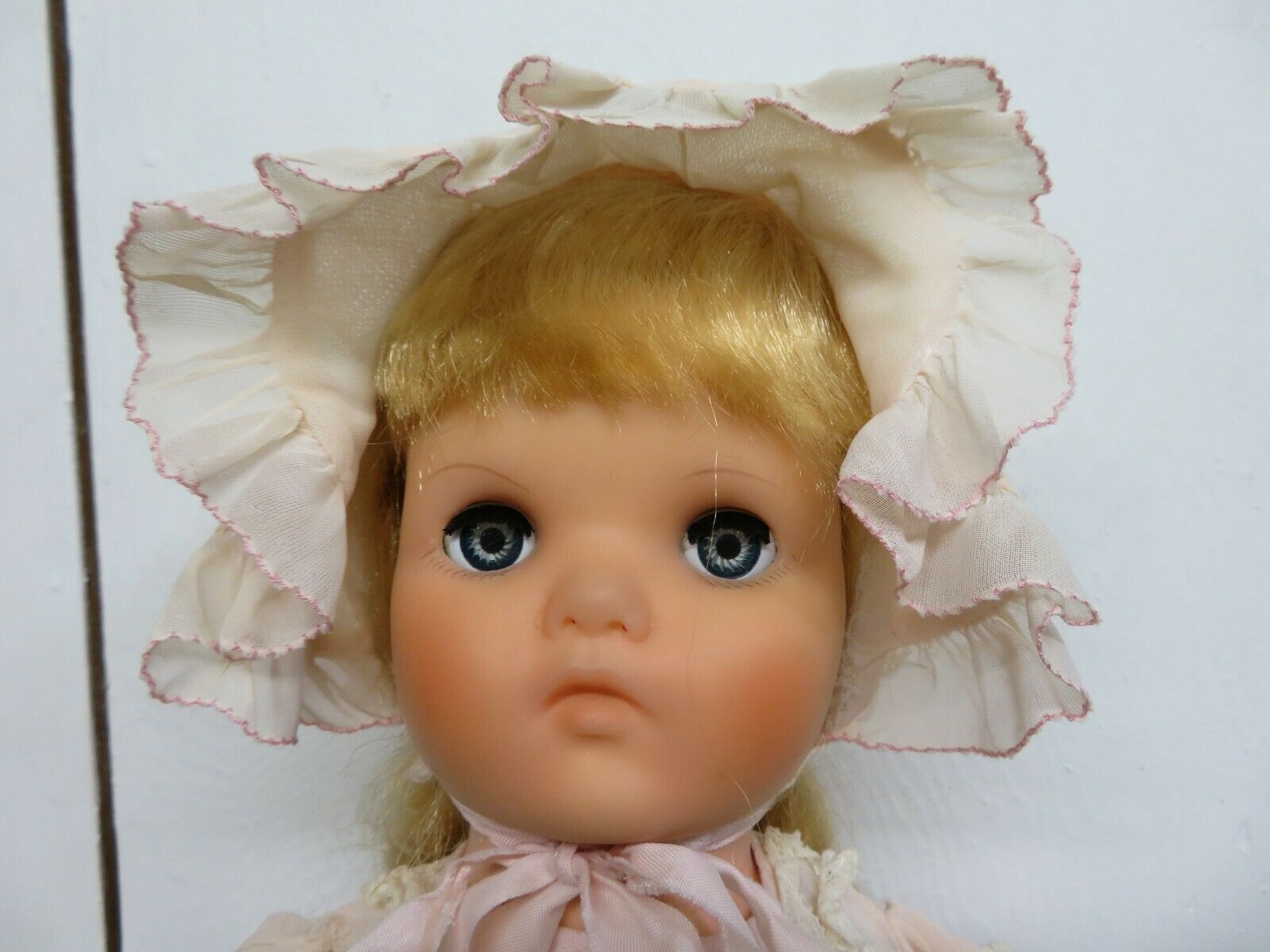 Vintage 1954 Beautiful Vinyl Doll With Long Blonde Hair & Sleep Eyes